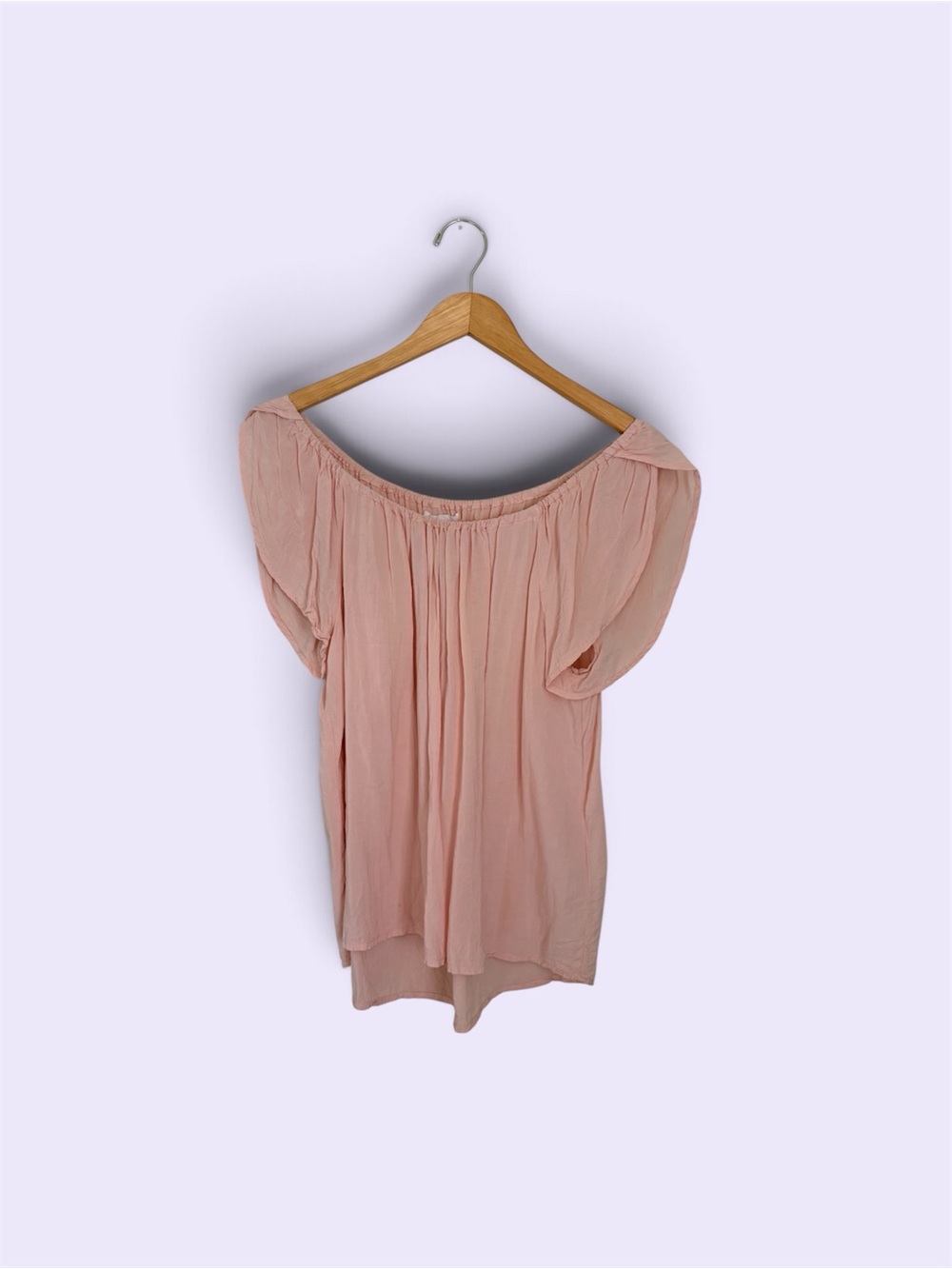 Velvet by Graham and Spencer Women's Off-Shoulder Blush Pink Top